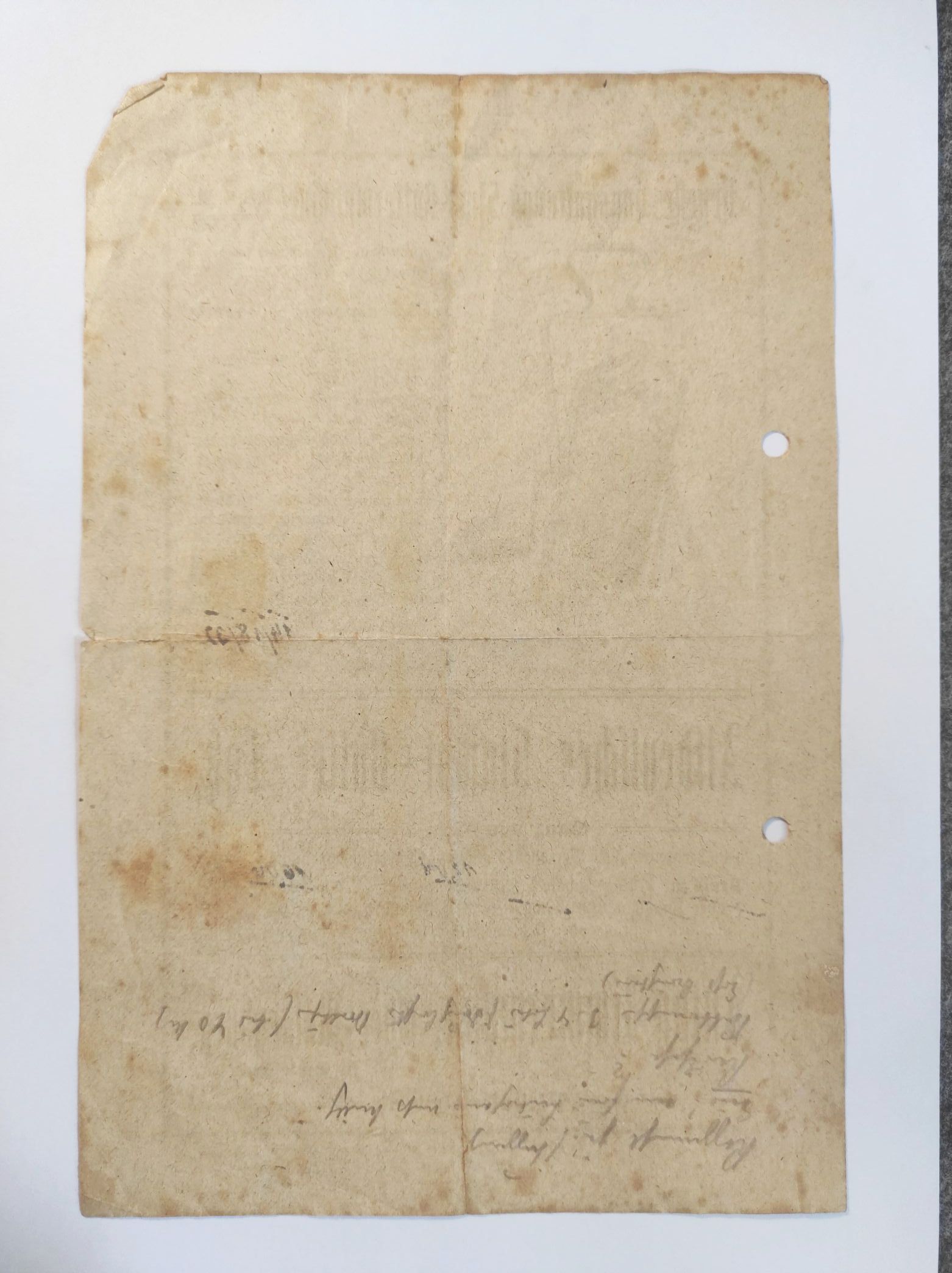 Werbeblatt Neuste Haushaltungs Sturz Buttermaschine Schlesien Werbeblatt Neuste Haushaltungs Sturz Buttermaschine Schlesien