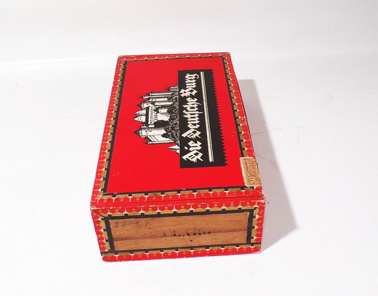 Alte Zigarrenkiste Die Deutsche Burg 1930er Sammler Deko 