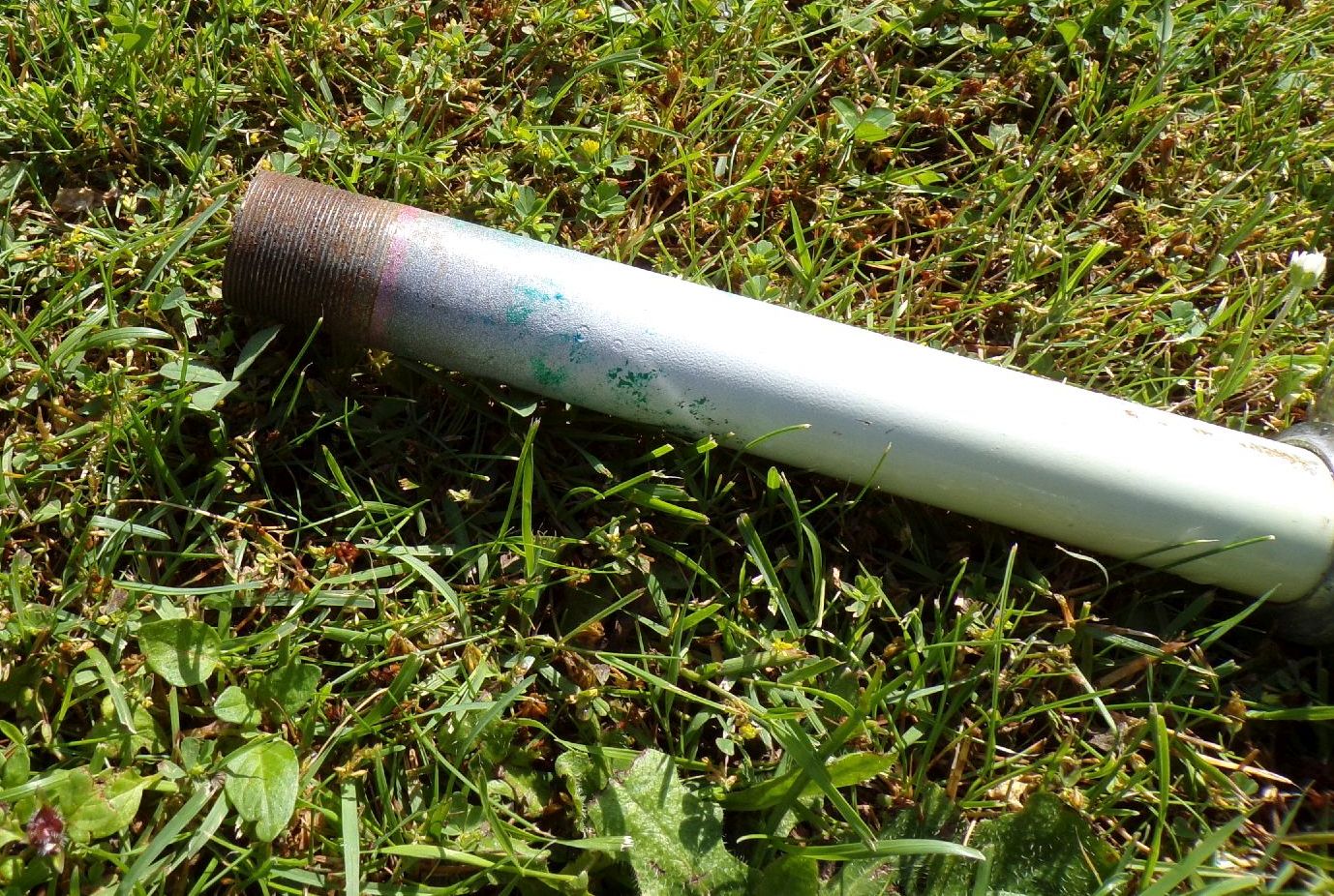 DDR Fahrradrahmen wohl Mifa 26 Zoll Damenrad mit Fahrradgabel grundiert