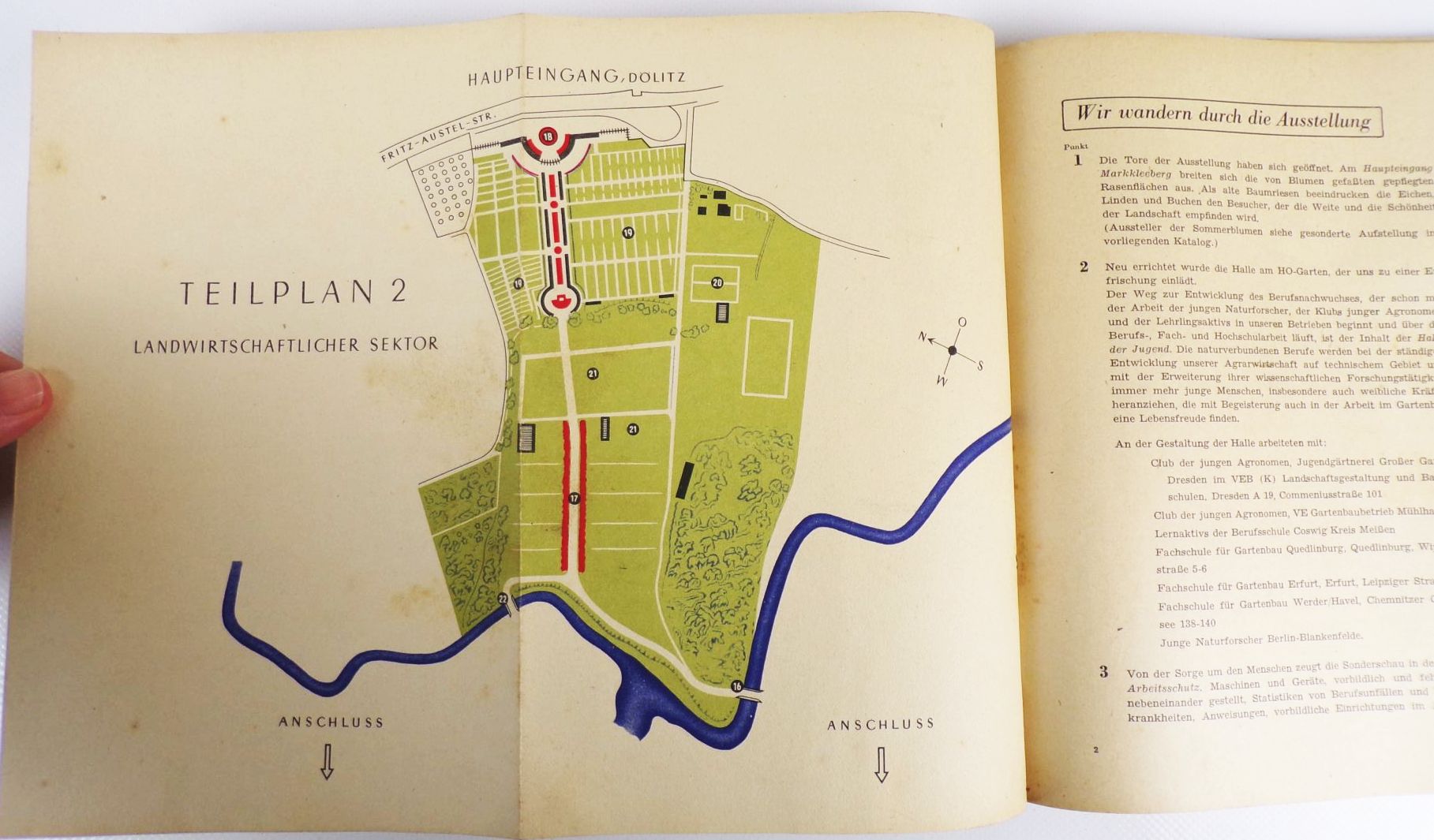 Leipzig Gartenbau Ausstellung 1953 DDR
