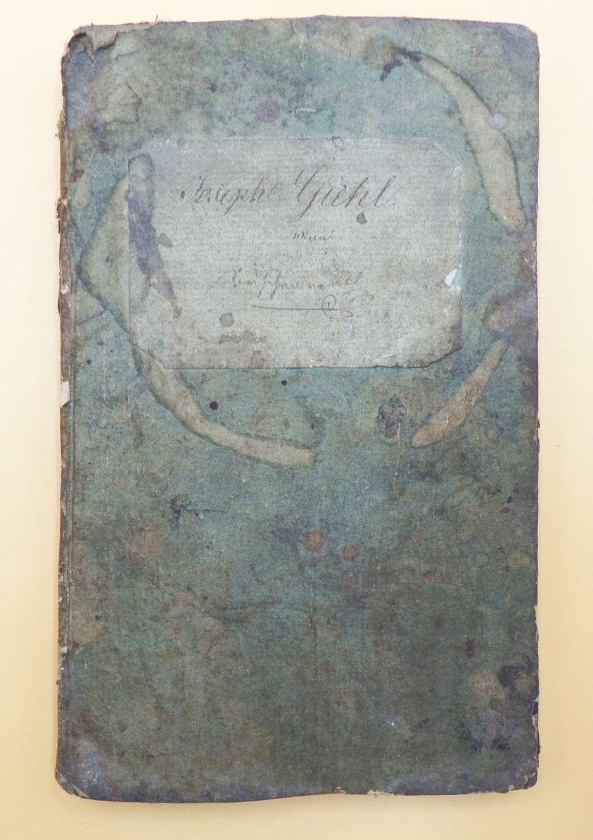 Wanderbuch Tirschenreuth Bayern 1841 Schlosser