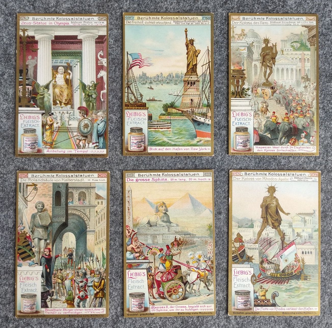 Sammelbilder Berühmte Kolossalstatuen Liebig Bilder Liebigs Fleisch Extract Sammelbilder Berühmte Kolossalstatuen Liebig Bilder Liebigs Fleisch Extract