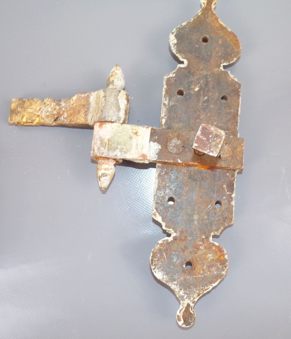 Alte Türbänder Türscharnier Eisen aus Fachwerkhaus 