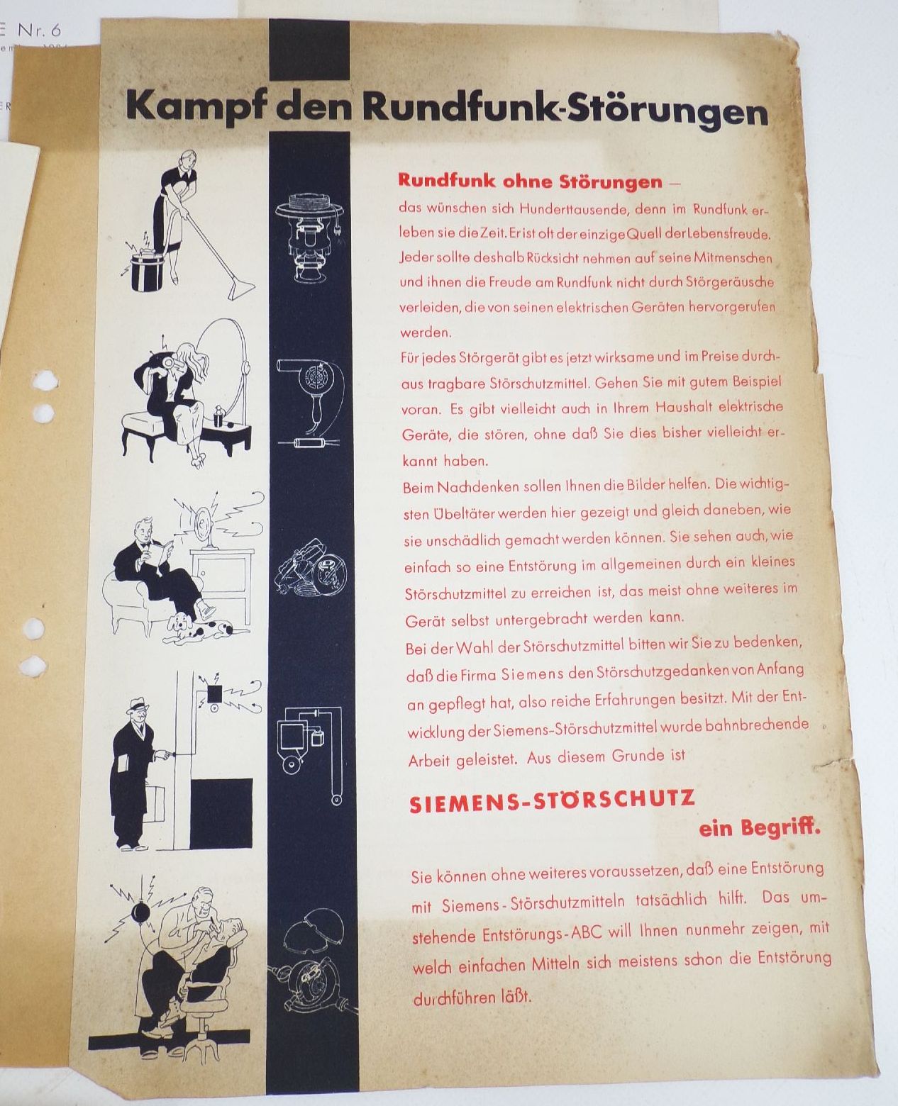 Siemens und Halske Konvolut Prospekte Werbung Elektrotechnik Radio 1929