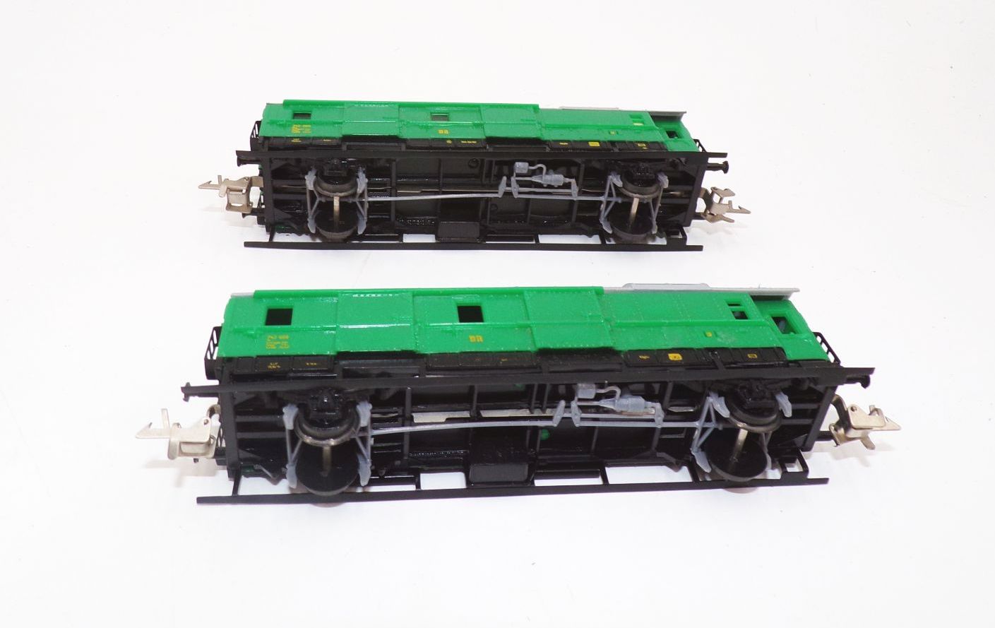 2 x Zeuke TT Gepäckwagen grün mit Verpackung
