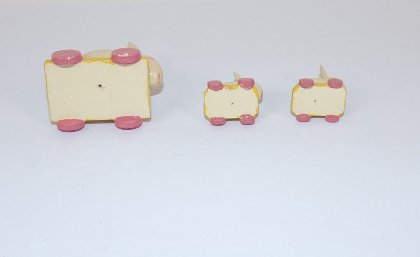 Wendt u Kühn Häschen kleine Figuren Erzgebirge