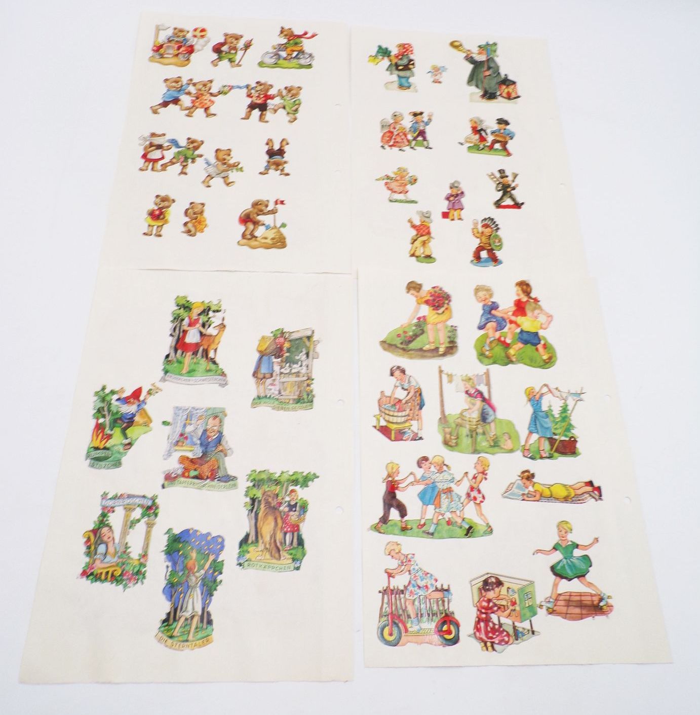 Konvolut alte Oblaten Stammbuchbilder scraps Konvolut alte Oblaten Stammbuchbilder scraps