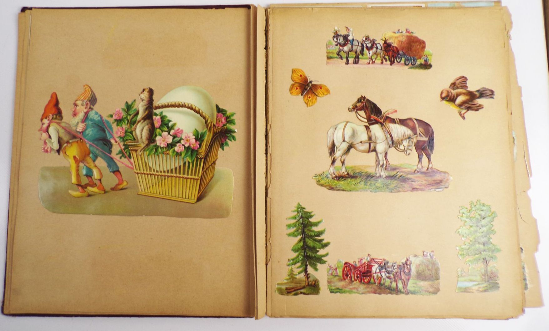 Konvolut alte Oblaten Glanzbilder um 1900 scraps