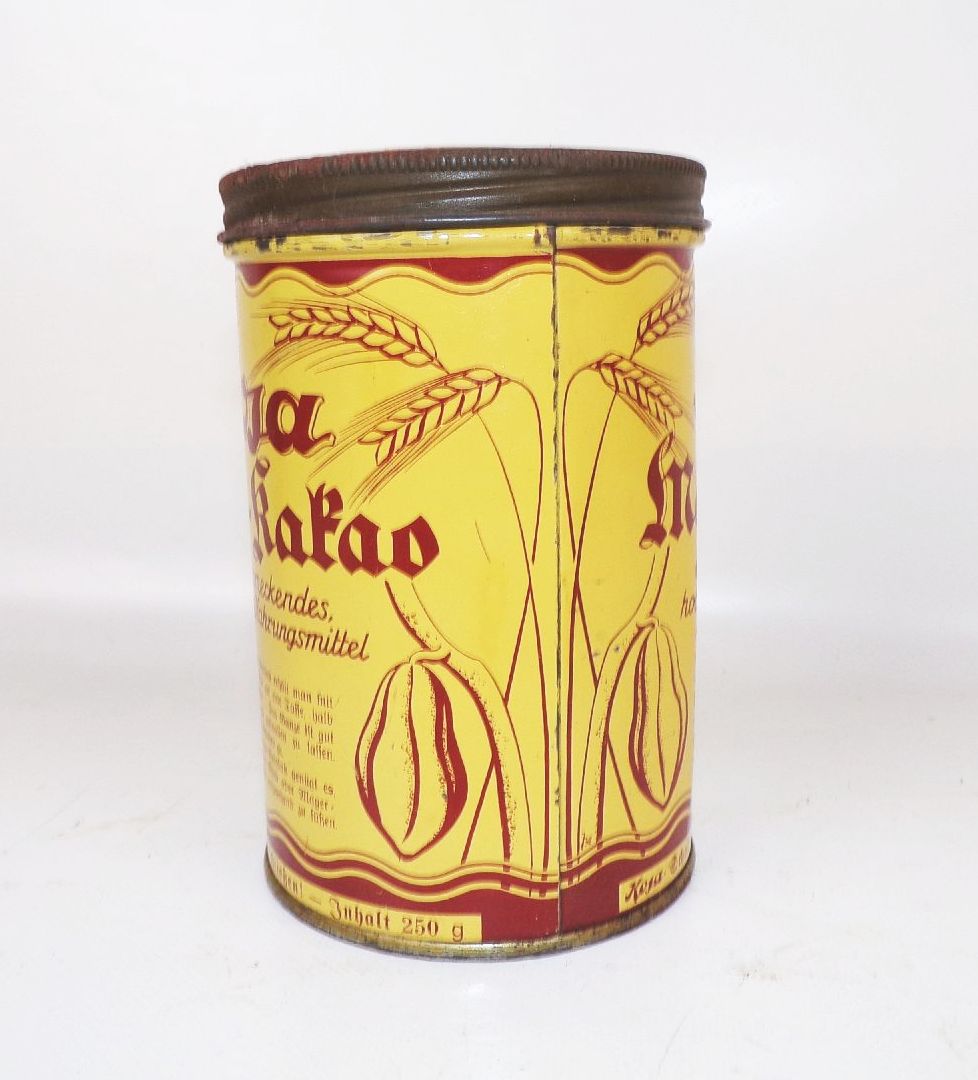 Alte Kosa Malz Kakao Blechdose Niederoderwitz 1930er 