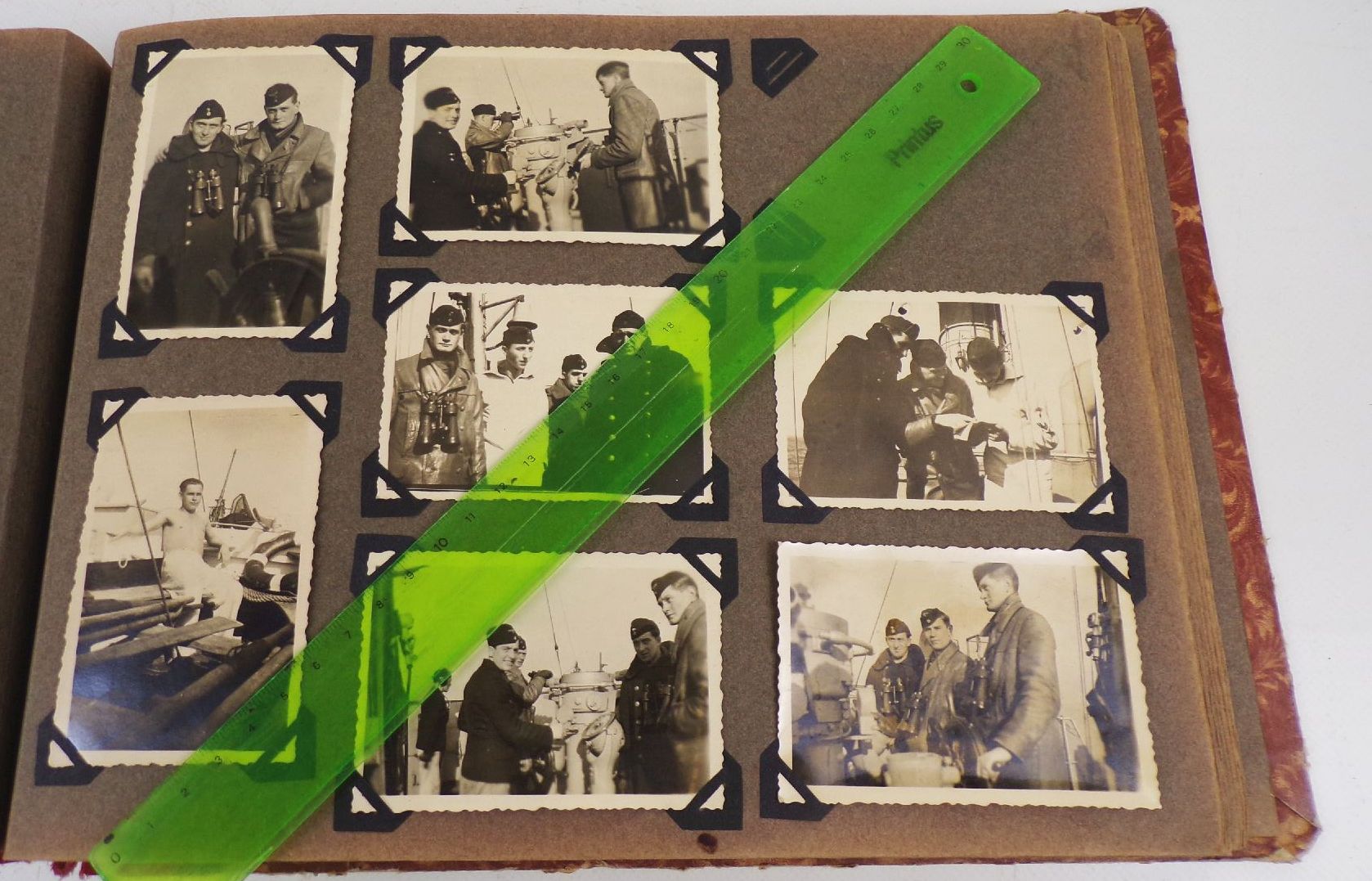 Marine Fotoalbum 2 Wk Schiffe Libau Norwegen Fjorde Matrosen WW2