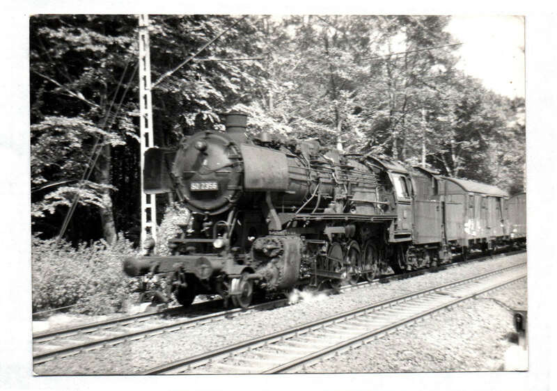 Foto Dampflok 50 2356 Bw Neuß mit Dg 7143 in Dülken 1968