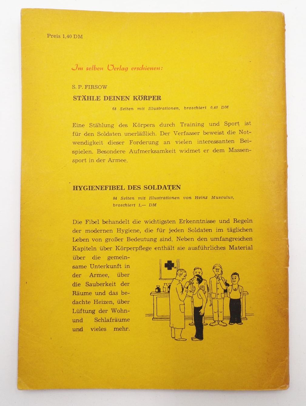 Sport und Kampfspiele Ministerium Nationale Verteidigung 1958 