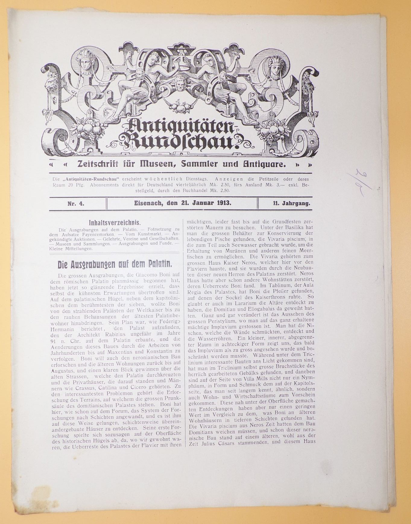 Antiquitäten Rundschau Zeitschrift für Museen Sammler und Antiquare 1913 Antiquitäten Rundschau Zeitschrift für Museen Sammler und Antiquare 1913