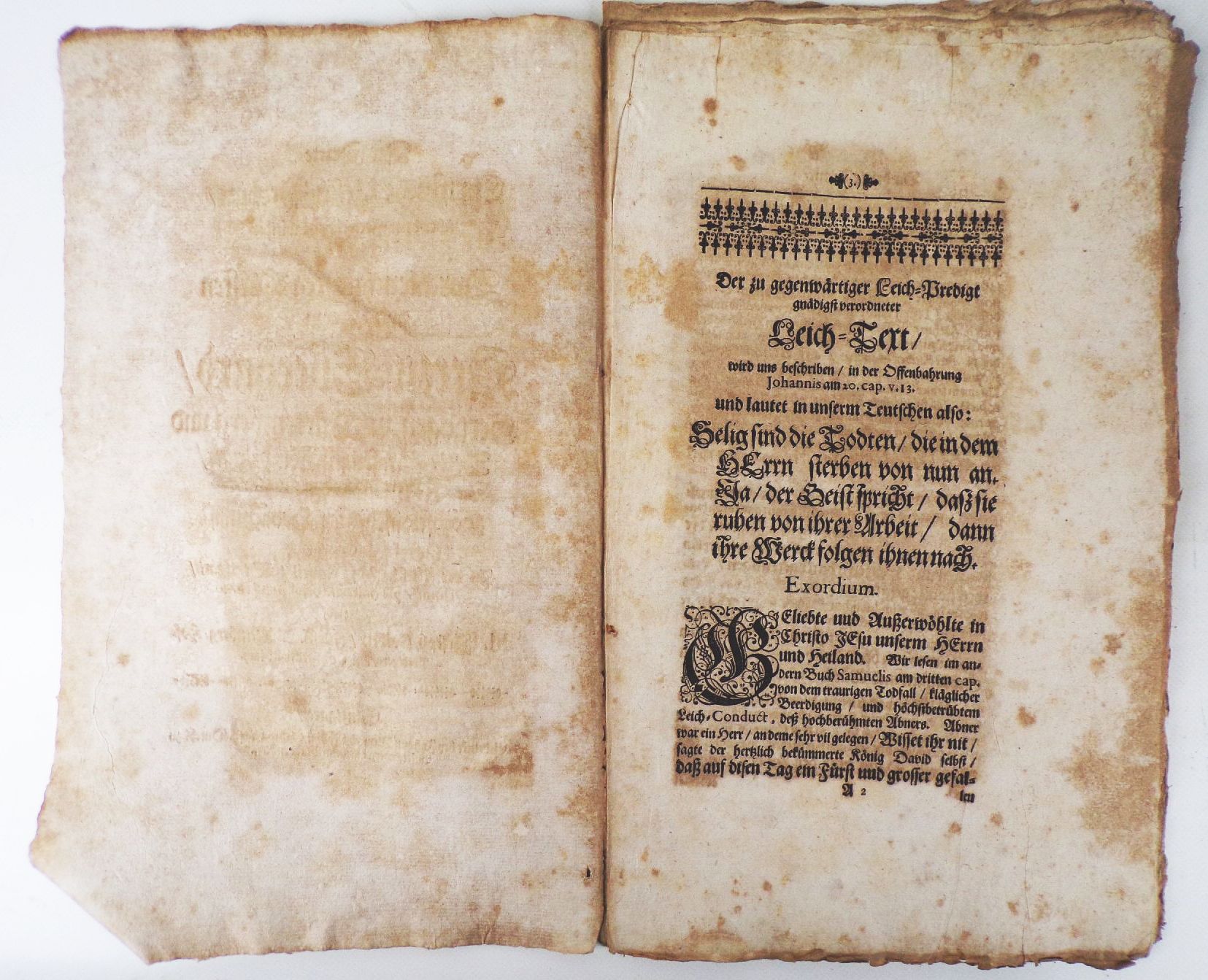 Dritte Leich Predigt Grabrede Eberhard III Herzog zu Würtemberg 1674 Edikt Dritte Leich Predigt Grabrede Eberhard III Herzog zu Würtemberg 1674 Edikt