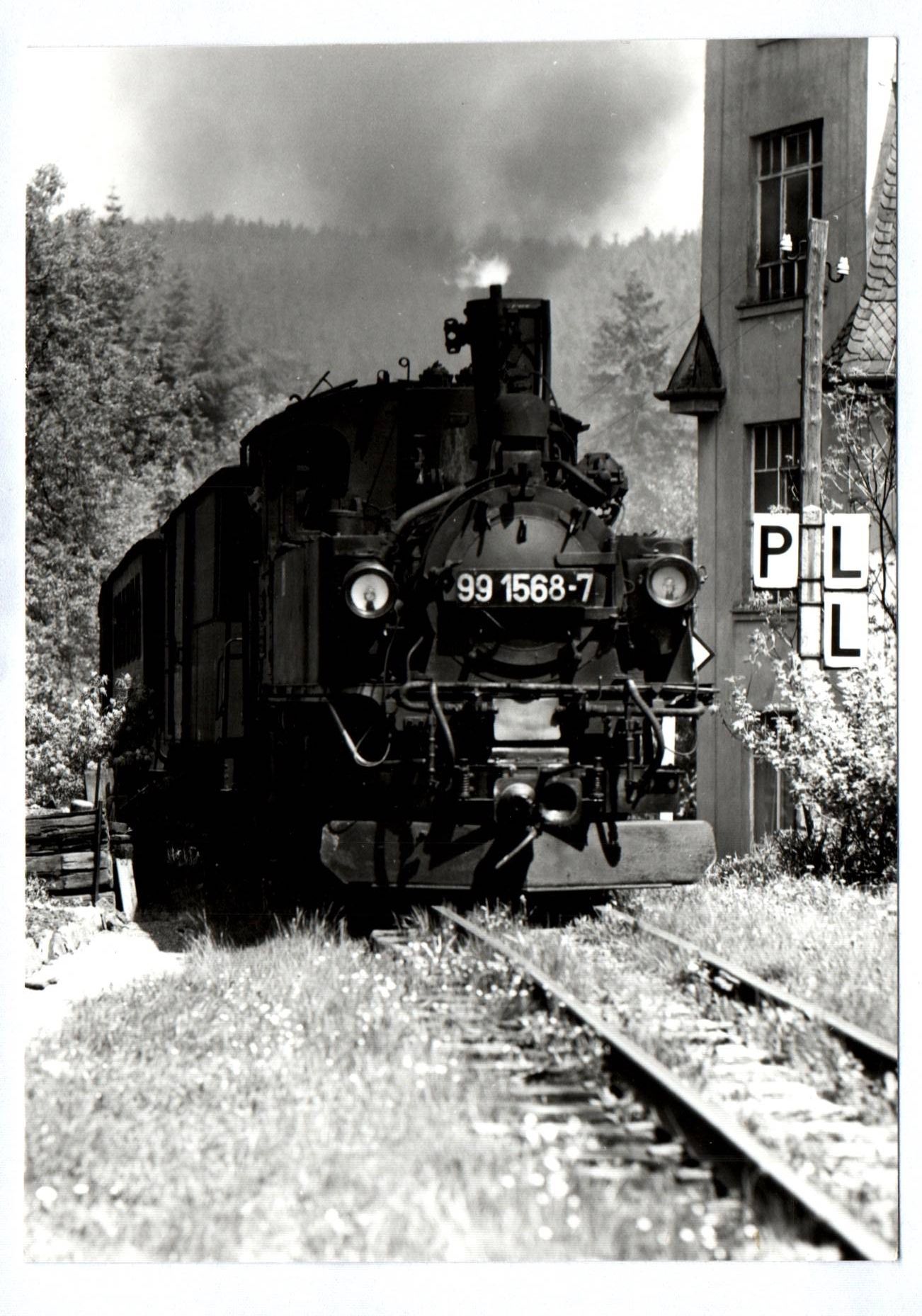 Altes Foto Lok 99 1568-7 Dampflokomotive Eisenbahnfoto