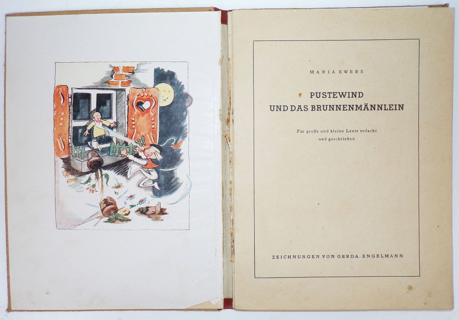 Pustewind und das Brunnenmännlein Gerda Engelmann Maria Ewers Kinderbuch