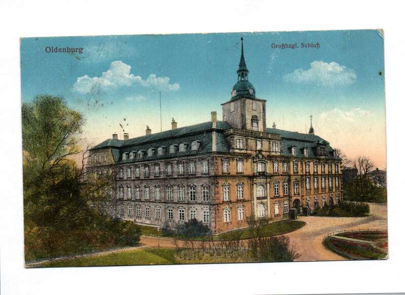 Ak Oldenburg Großherzogtum Schloß 1918