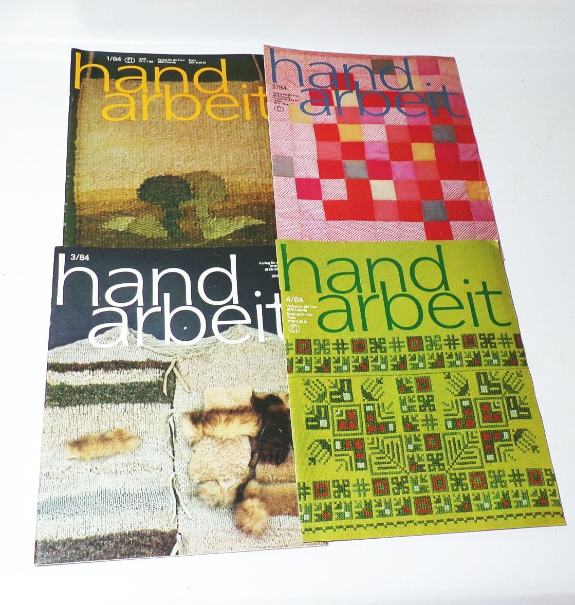 Handarbeit Zeitschrift 1984 kompletter Jahrgang DDR Verlag für die Frau