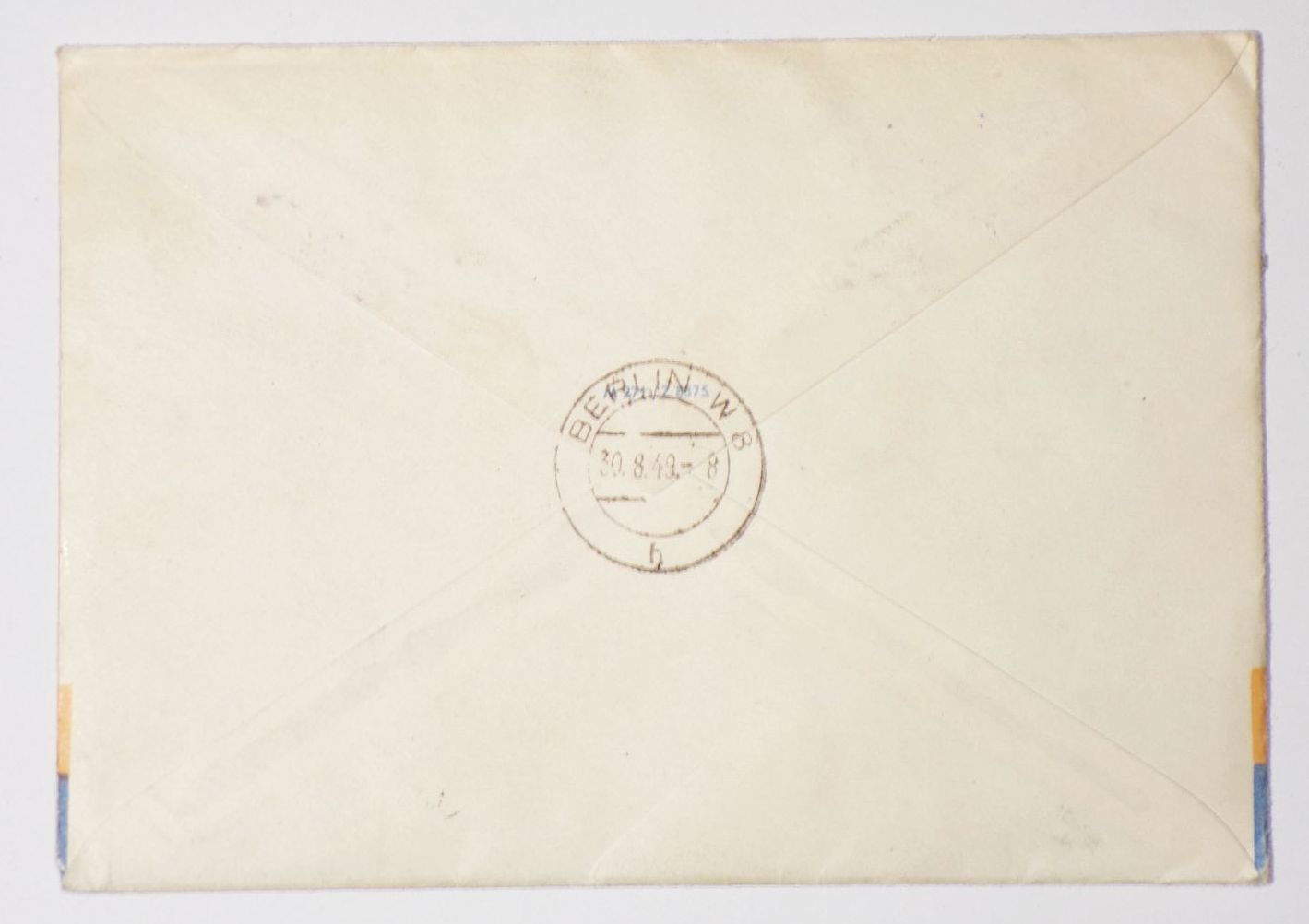 FDC Leipziger Messe 1949 SBZ Ersttagsbrief Luftpost Messe Flughafen Mockau