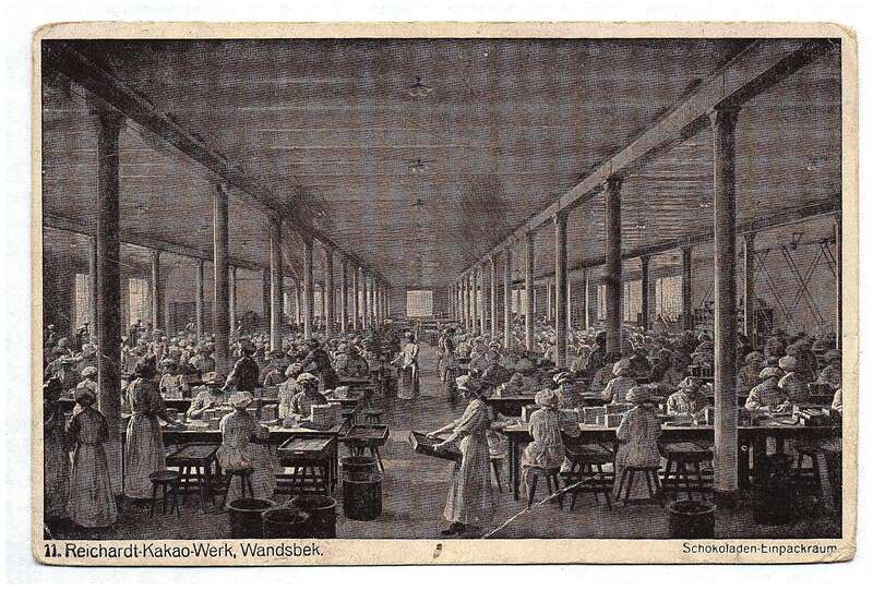 Ansichtskarten Reichardt Kakao Werk Wandsbek 6 Stück Postkarten