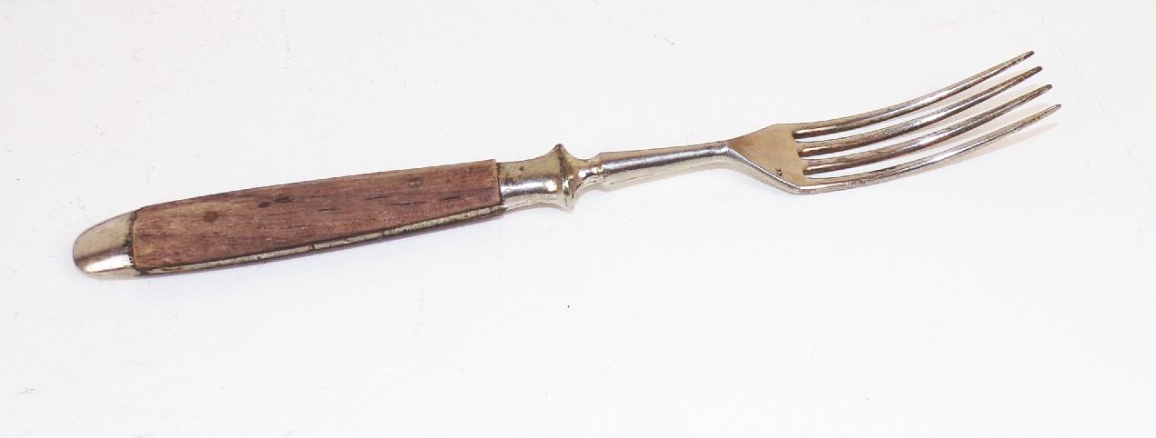 Konvolut altes Besteck Holzgriffe Gabeln Mittelalter Räuber 17 Besteckteile