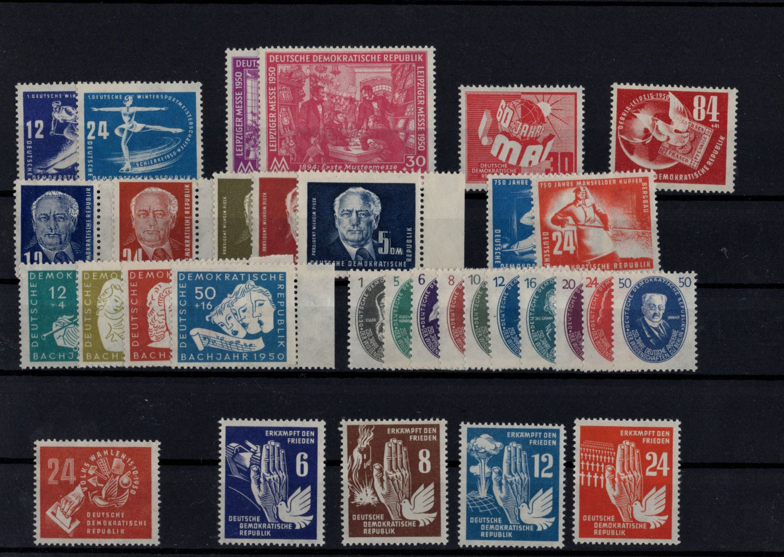 DDR postfrisch 1950 
