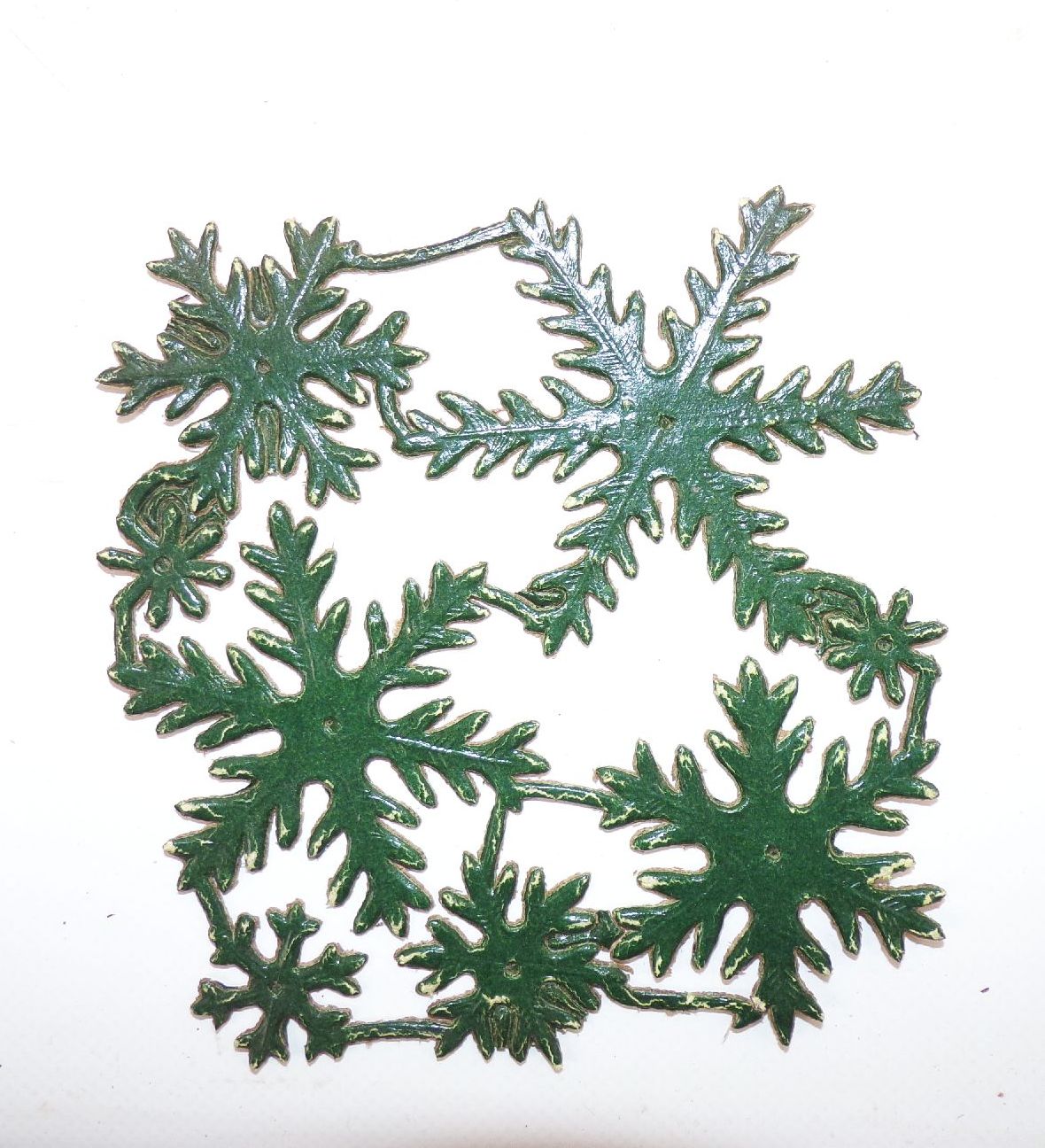 Dresdner Pappe Weihnachtsbaum Christbaum Tannenbaum Puppenstube vor 1945 Rester