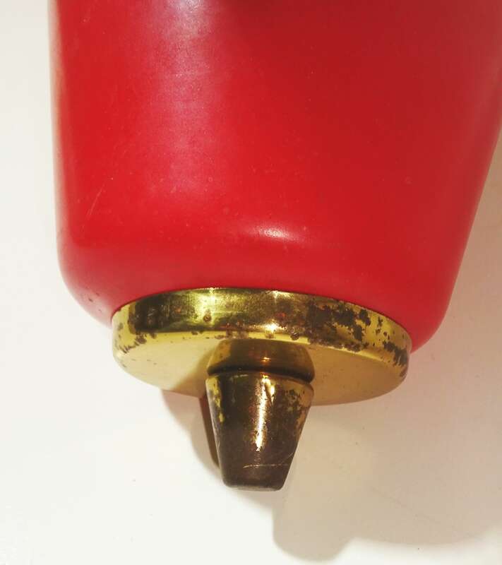 Alte Glaslampe Deckenlampe 50er Mid Century Pilzlampe Vintage Lampe Leuchte