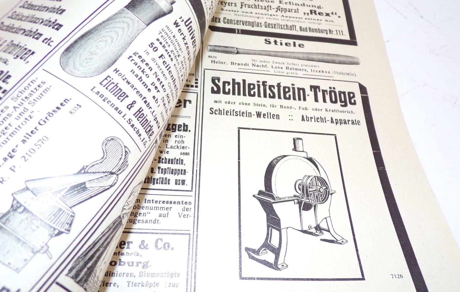Mitteilung für den Eisenwaren Handel Düsseldorf Reklame Anzeiger 1912 Zeitschrift 