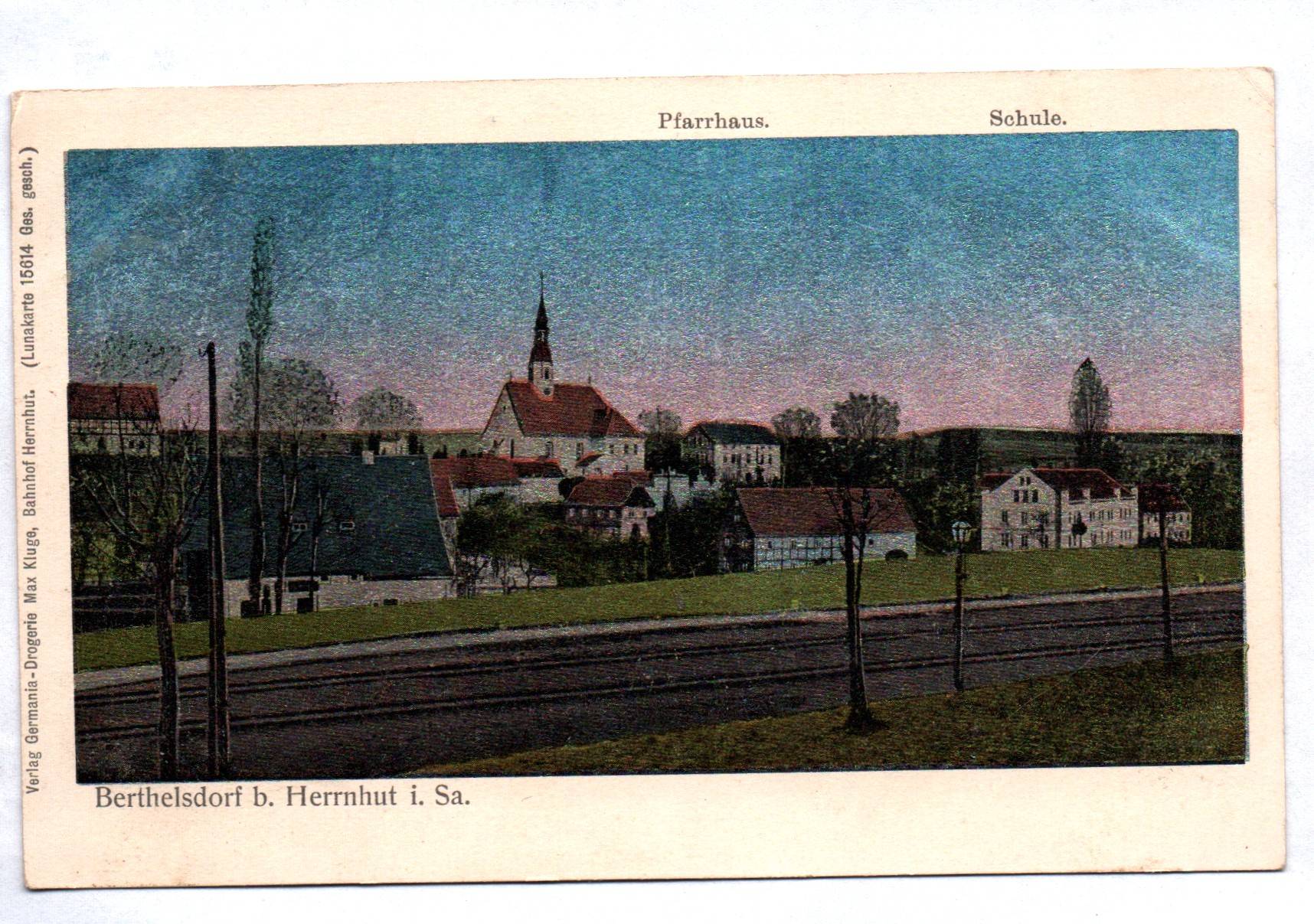 Ak Berthelsdorf bei Herrnhut in Sachsen Lunakarte Ak Berthelsdorf bei Herrnhut in Sachsen Lunakarte
