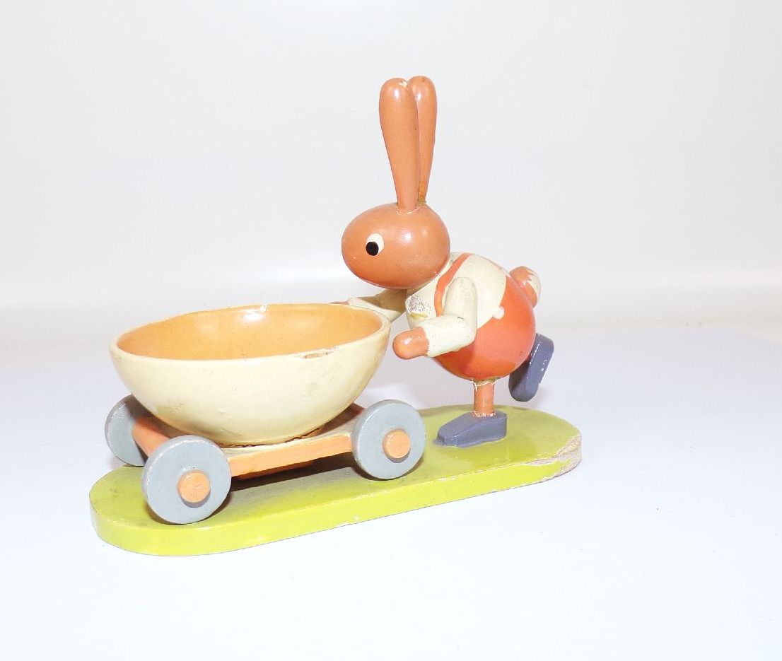 Alter Osterhase Eierbecher Tischdeko Ostern Schale 