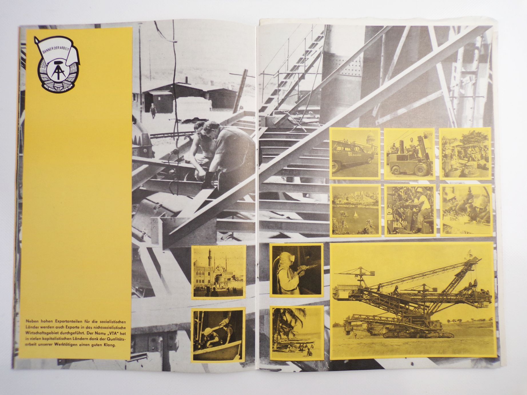 20 Jahre VEB VTA Leipzig TAKRAF 1974 Tagebau Förderanlagen Transportanlagen 20 Jahre VEB VTA Leipzig TAKRAF 1974 Tagebau Förderanlagen Transportanlagen