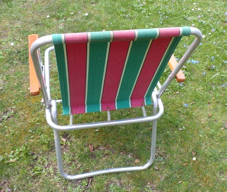 Alter Campingstuhl Klappstuhl DDR Retro Look