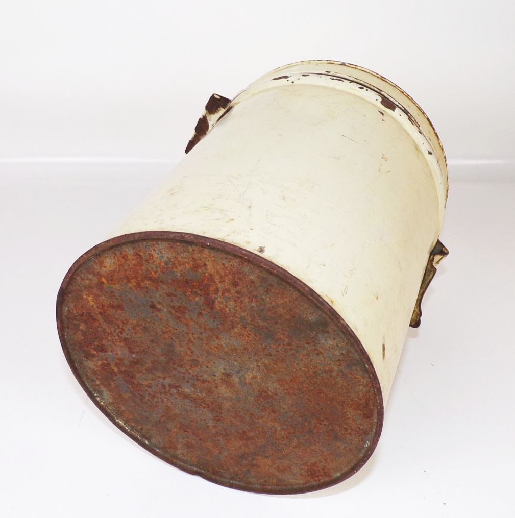 Alte Mehldose Blechdose Mehl Behälter Vintage Shabby Chic Deko