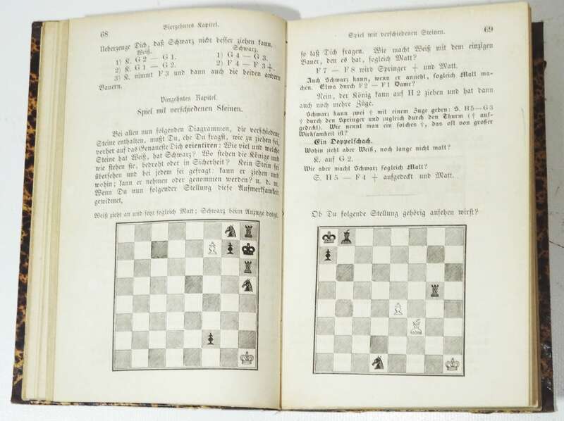 Katechismus der Schachspielkunst 1869 Schach 