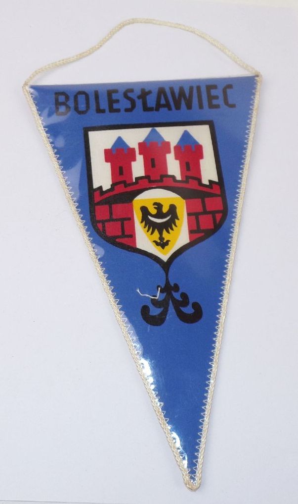 Wimpel Boleslawiec Polska vintage 