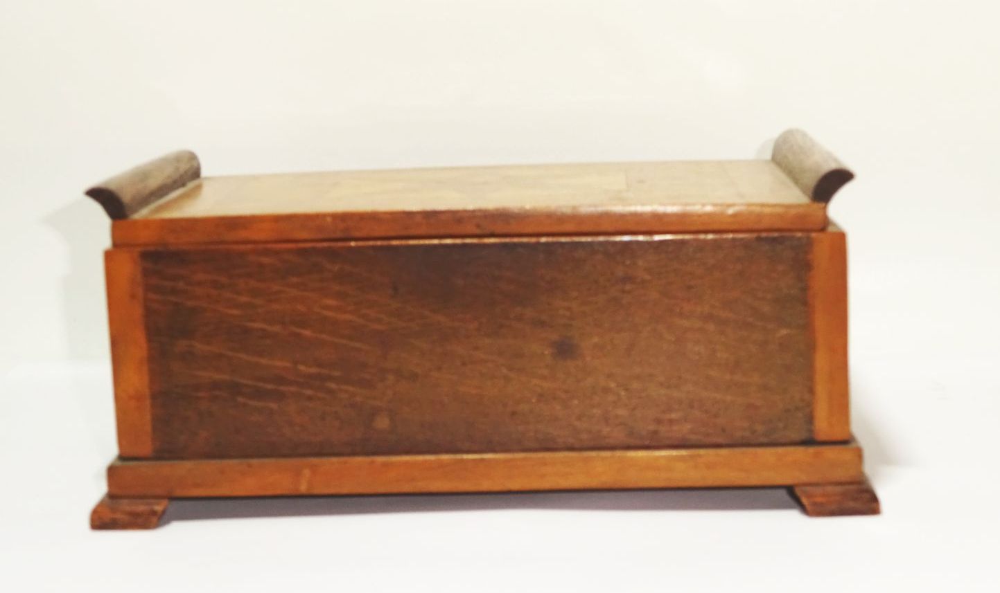 Schatulle Holz Furnier Schmuckschatulle Box Deko