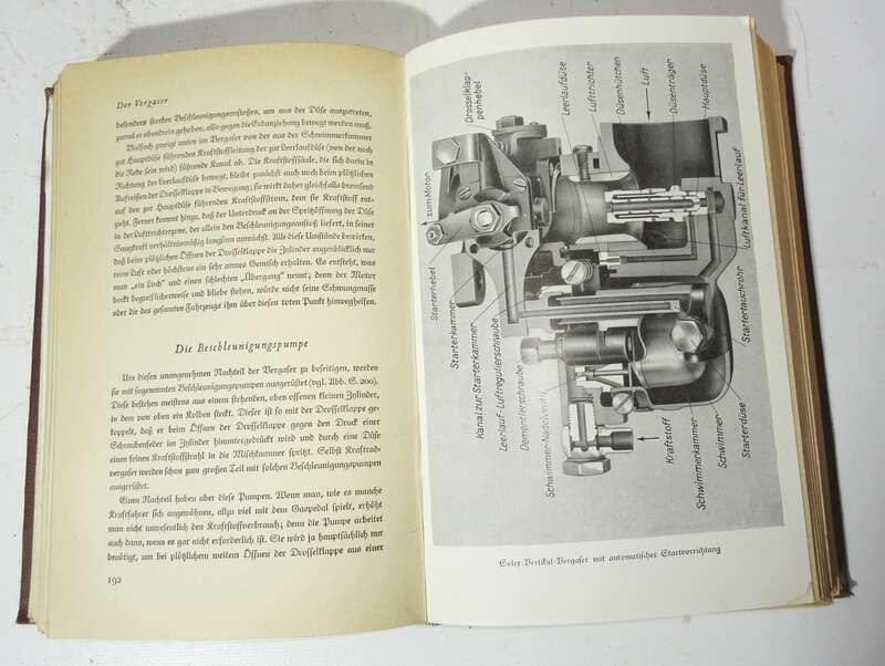 Edwin Heinze Du und der Motor Eine moderne Motorenkunde für Jedermann 1939 B8
