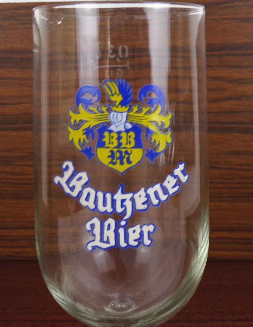 Bautzener Bier Bierglas DDR Bautzen Biertulpe Bautzener Bier Bierglas DDR Bautzen Biertulpe