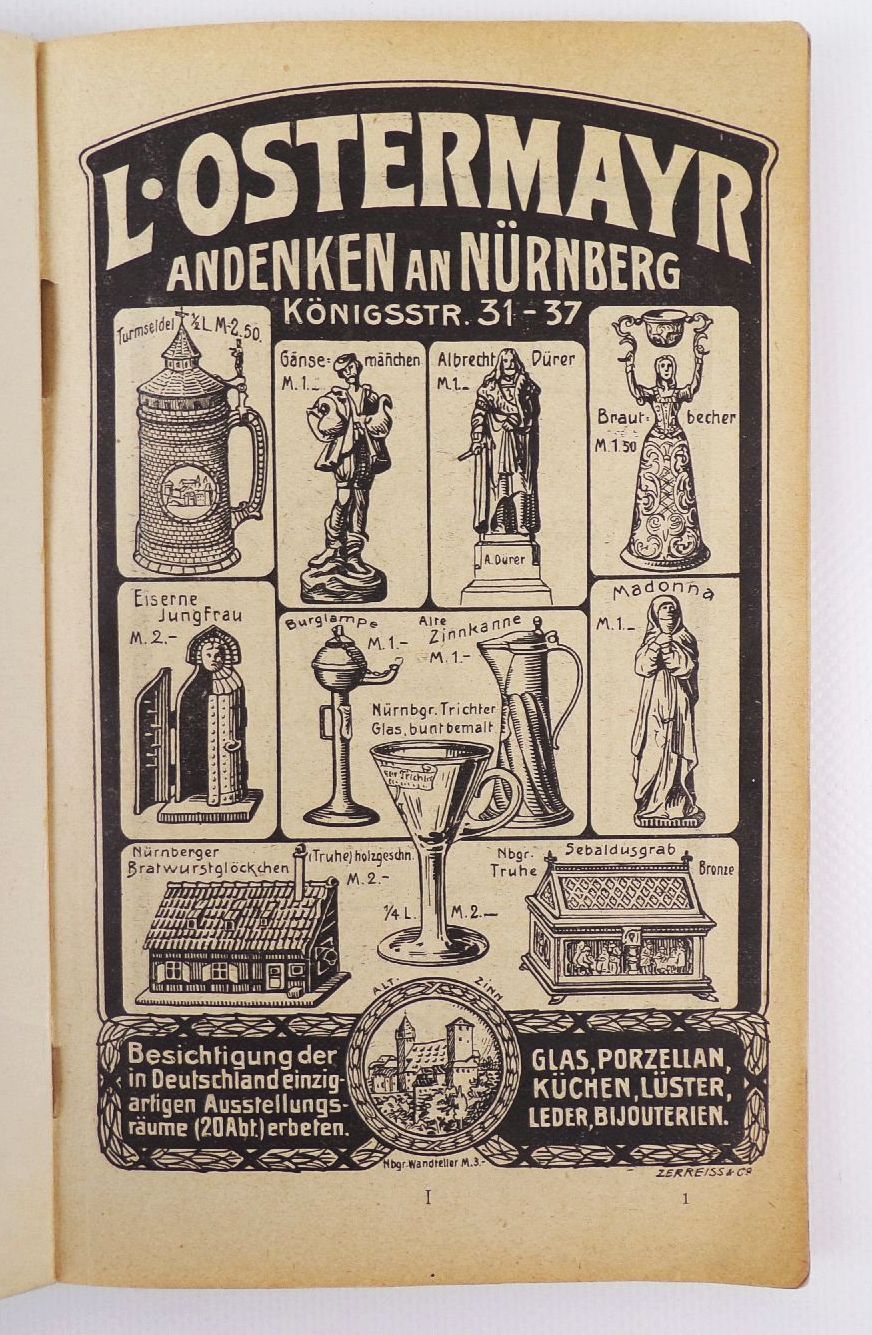 Schrags neuester illustrierter Führer durch Nürnberg 1912 Schrags neuester illustrierter Führer durch Nürnberg 1912
