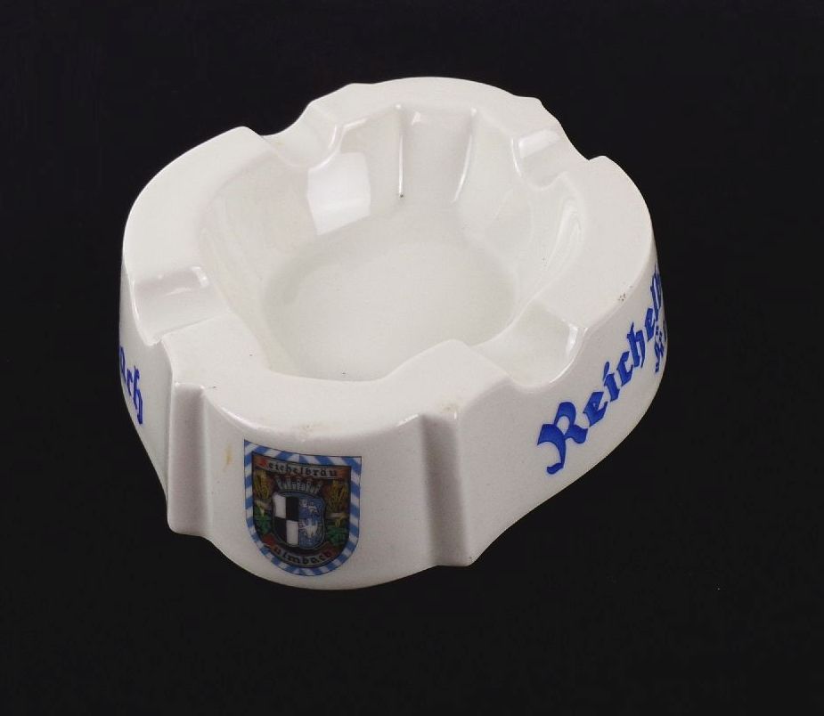 Alter Porzellan Aschenbecher Reichelbräu Kulmbach Bier Reklame Sammler Ascher Alter Porzellan Aschenbecher Reichelbräu Kulmbach Bier Reklame Sammler Ascher