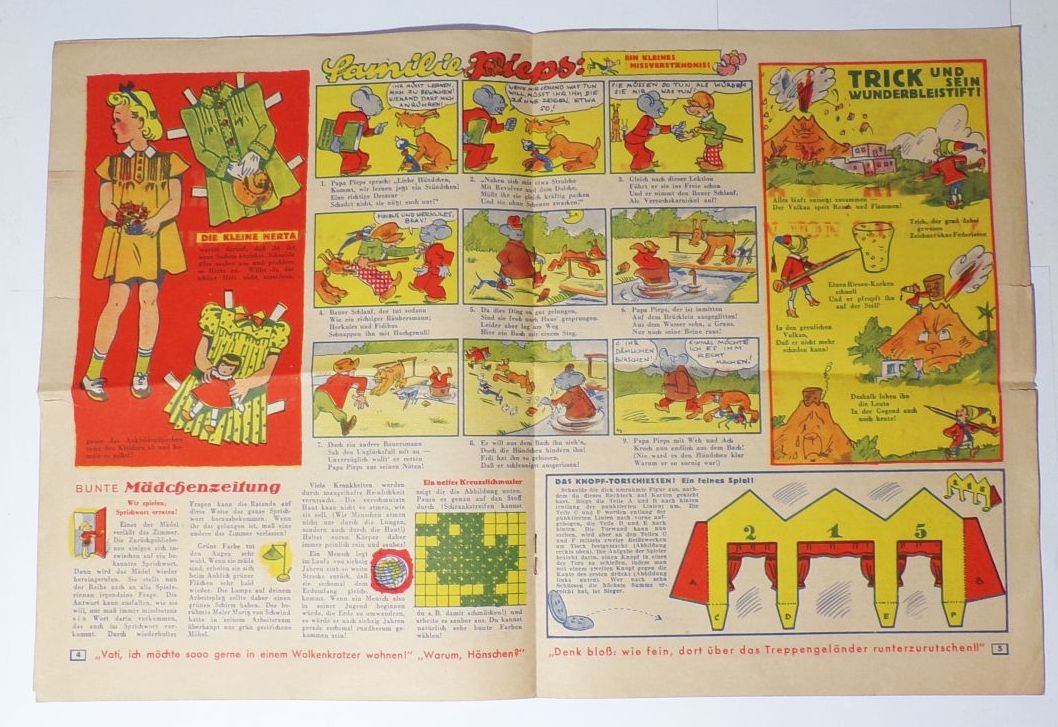 Der Papagei Kinderzeitung Nr 4 Chemnitz 15 Jahrgang Comic