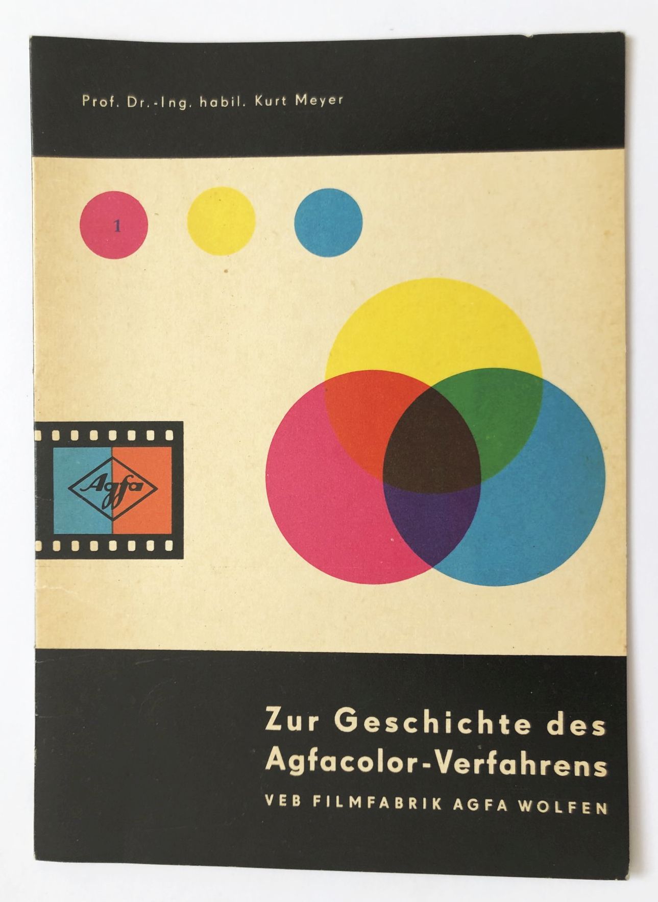 Agfa Zur Geschichte des Agfacolor Verfahrens Kamera Prospekt DDR 1960