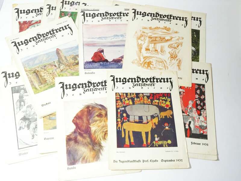 Jugendrotkreuz Zeitschrift Konvolut 1925 bis 1933 Rotkreuz