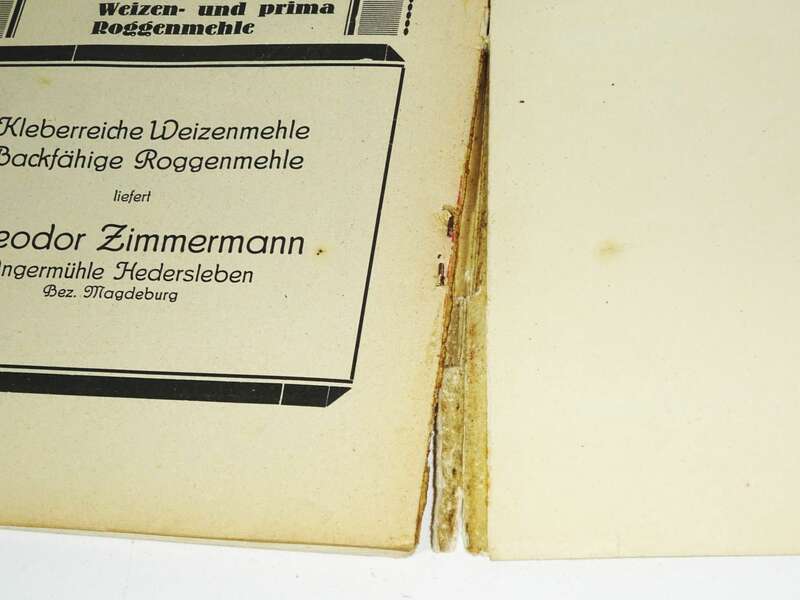 Bäcker Pfefferküchler Konditor Innung 75 Jahre Quedlinburg 1928