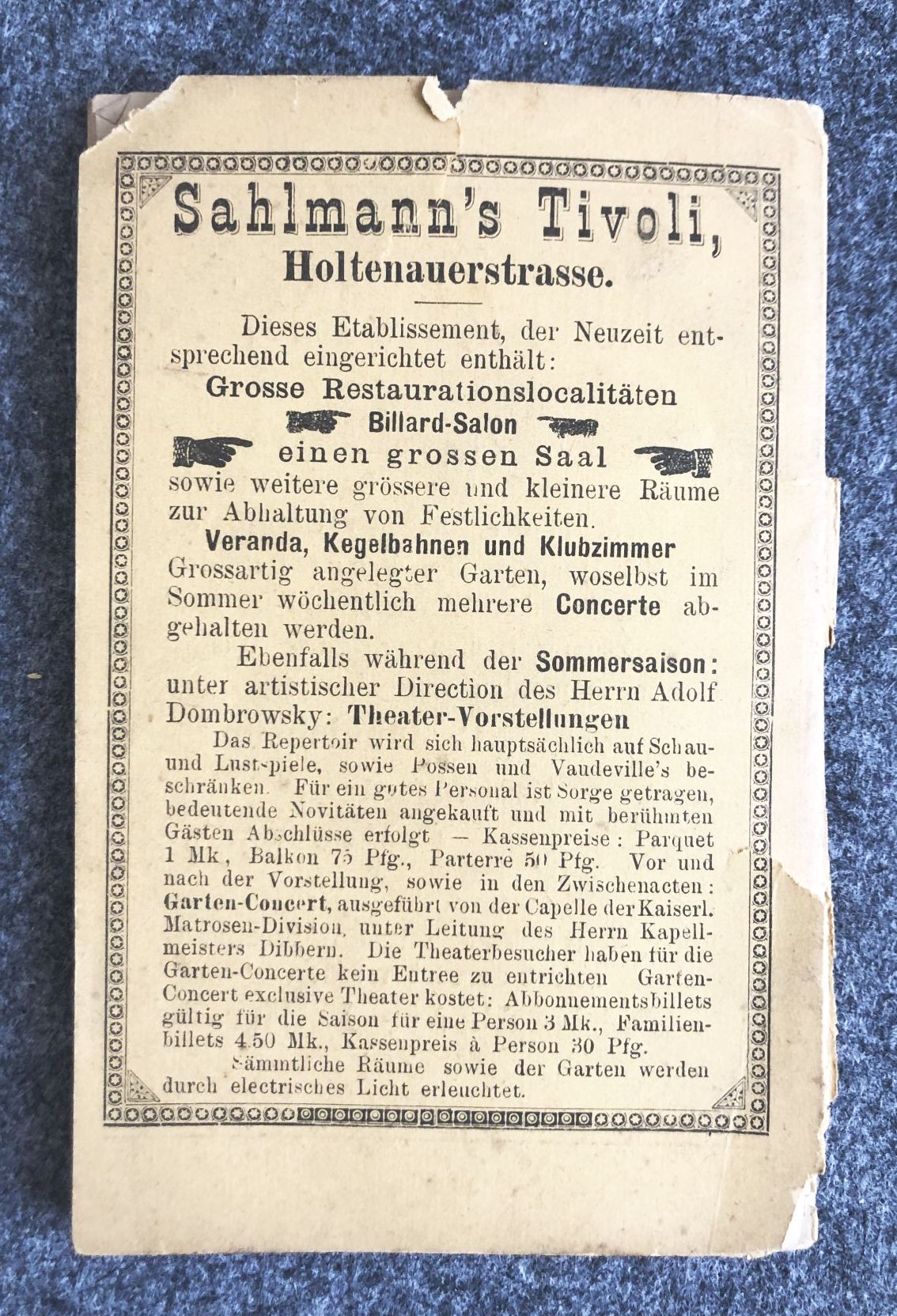 Buch 1890 Führer durch Kiel und Umgegend
