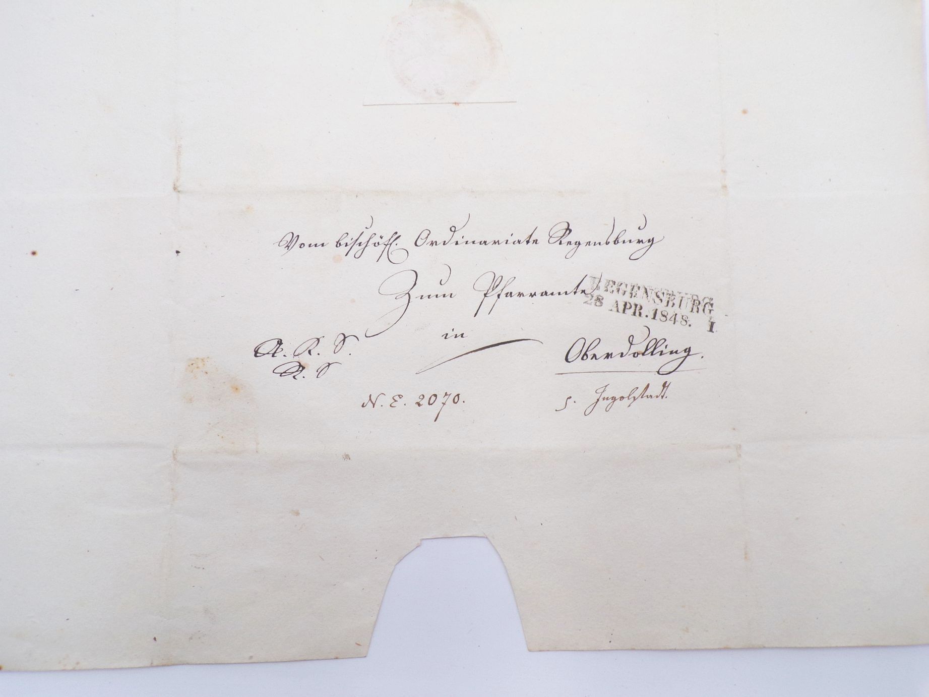 Vorphila Nachlass Bayern Regensburg Ingolstadt Stempel