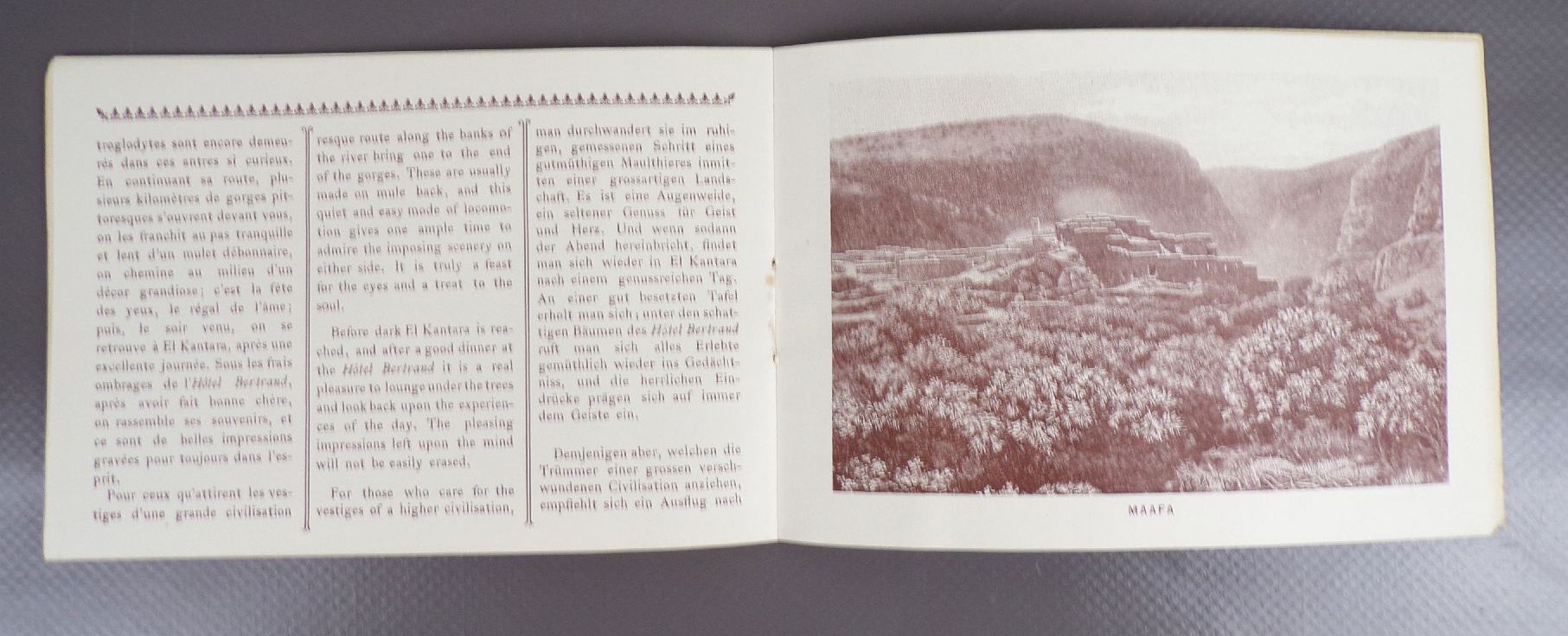 El Kantara Algerien Reiseführer um 1900 Hotel Bertrand El Kantara Algerien Reiseführer um 1900 Hotel Bertrand