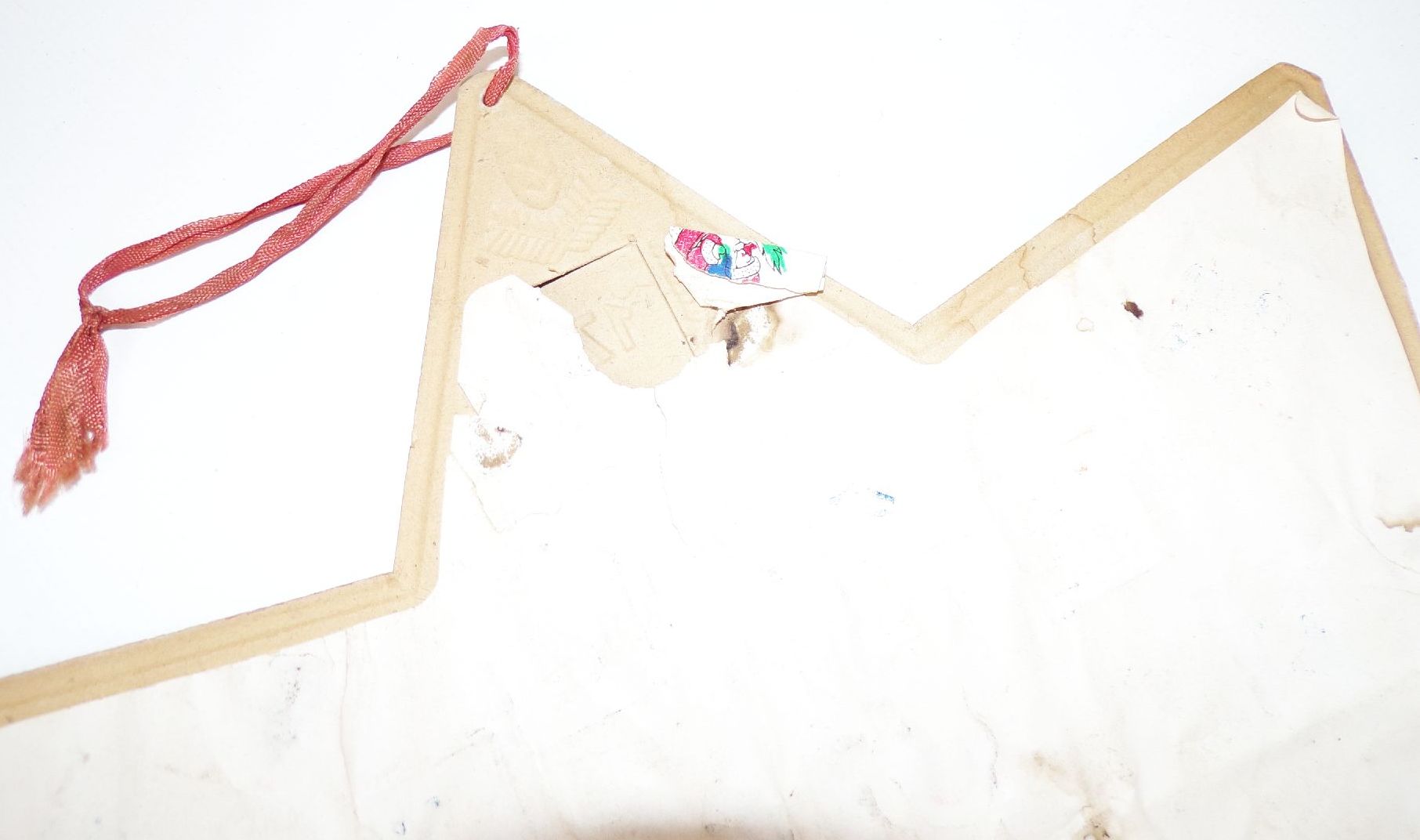 Alter Stern Adventskalender um 1930 