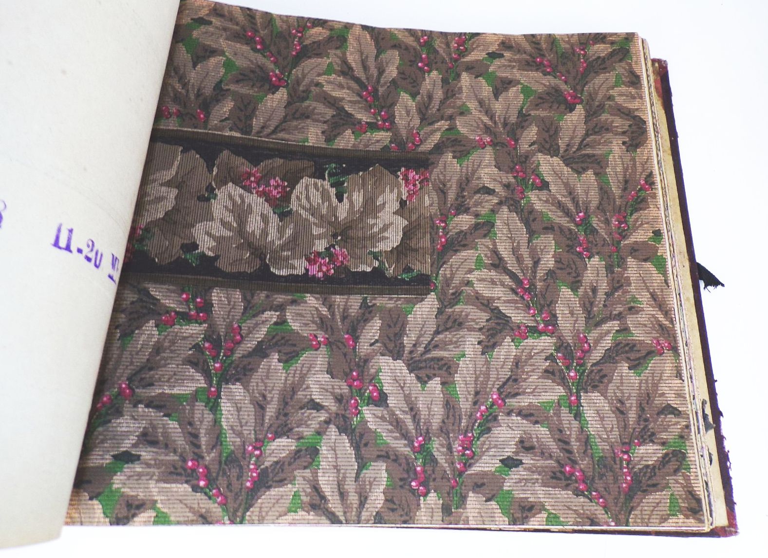 Altes Tapeten Musterbuch Schlote Dresden 1921 Altes Tapeten Musterbuch Schlote Dresden 1921